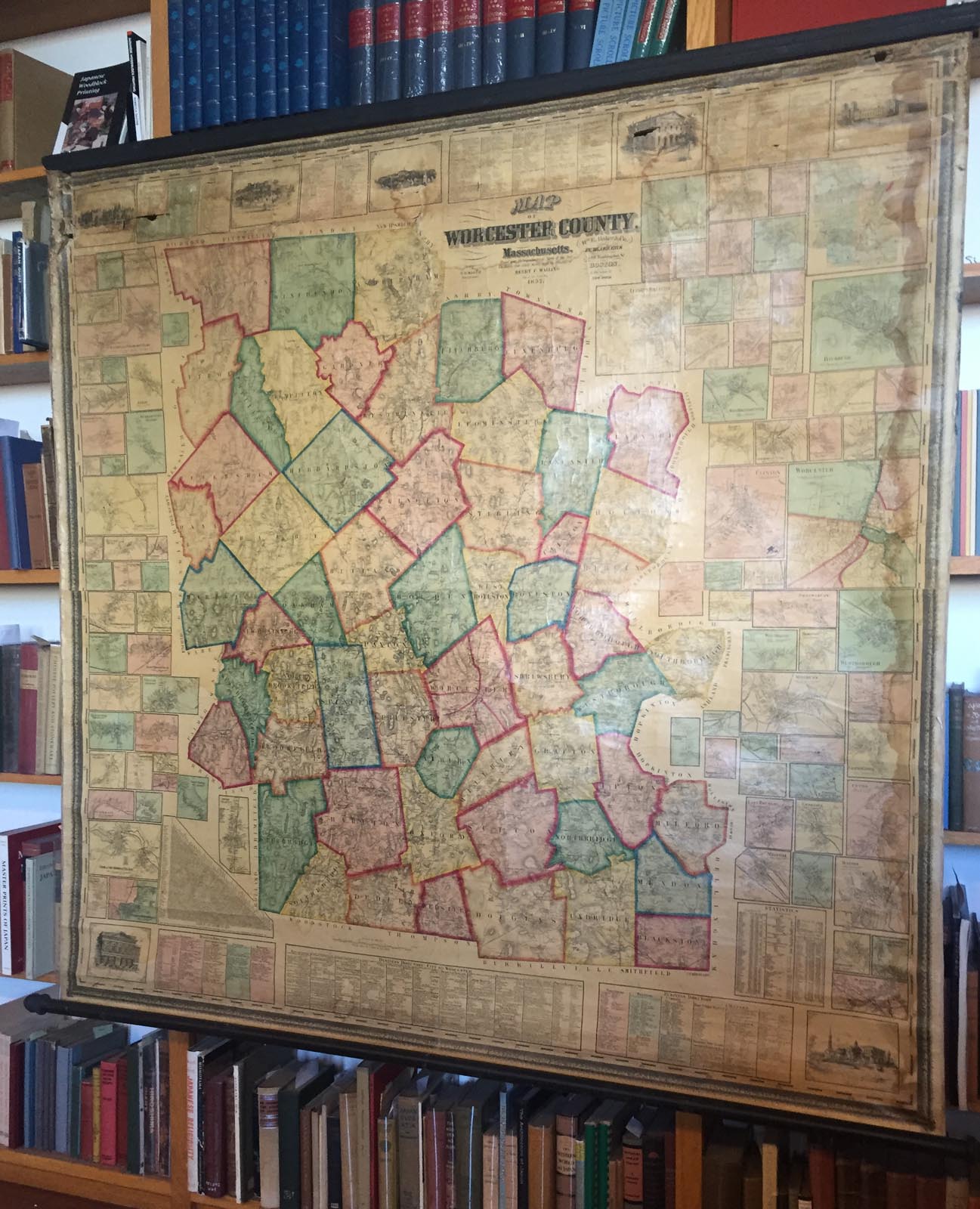 MAP OF WORCESTER COUNTY MASSACHUSETTS MAP WORCESTER COUNTY